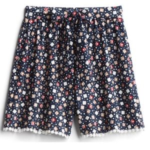 Sophia & Zeke Talya High-Waisted Paperbag Shorts